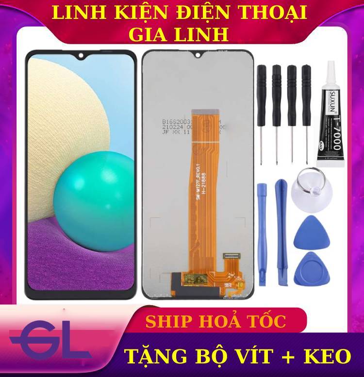 Màn hình samsung galaxy a02 /sm-a022f zin tặng keo + bộ vít 9 món