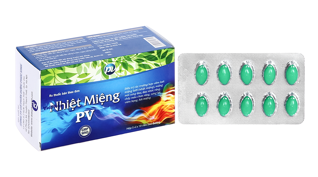 Nhiệt Miệng PV hỗ trợ nhiệt miệng, hôi miệng