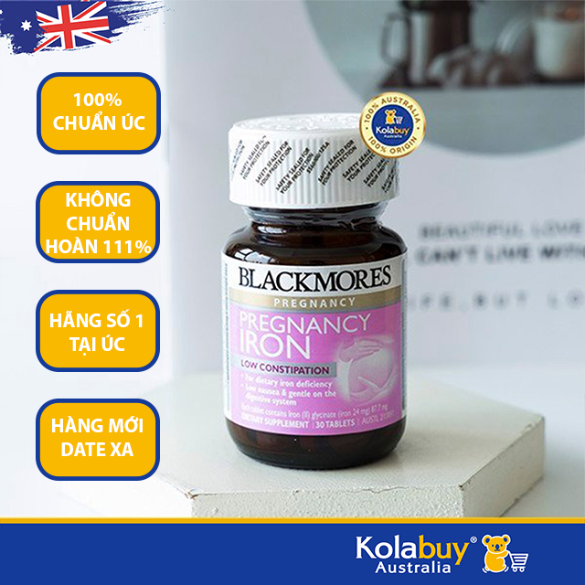 Viên sắt Blackmores cho bà bầu của Úc Blackmores Iron 30 viên