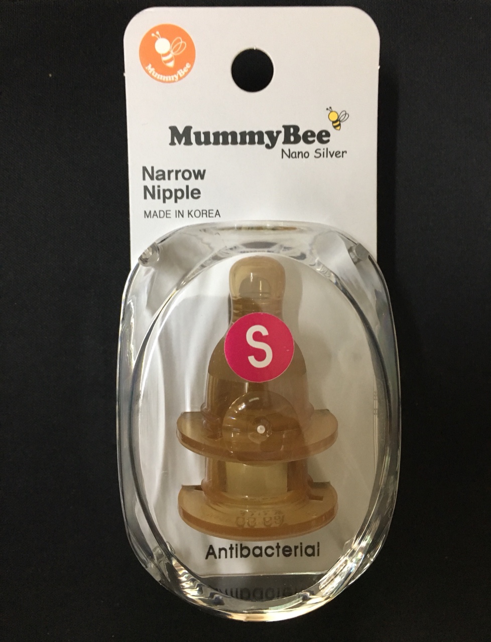 Núm ty cổ thường Mummybee Nano Silver