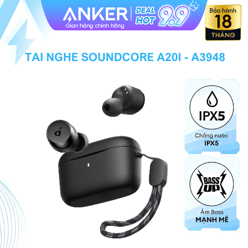 Tai nghe Bluetooth True Wireless Anker Soundcore A20i - Thiết kế độc đáo
