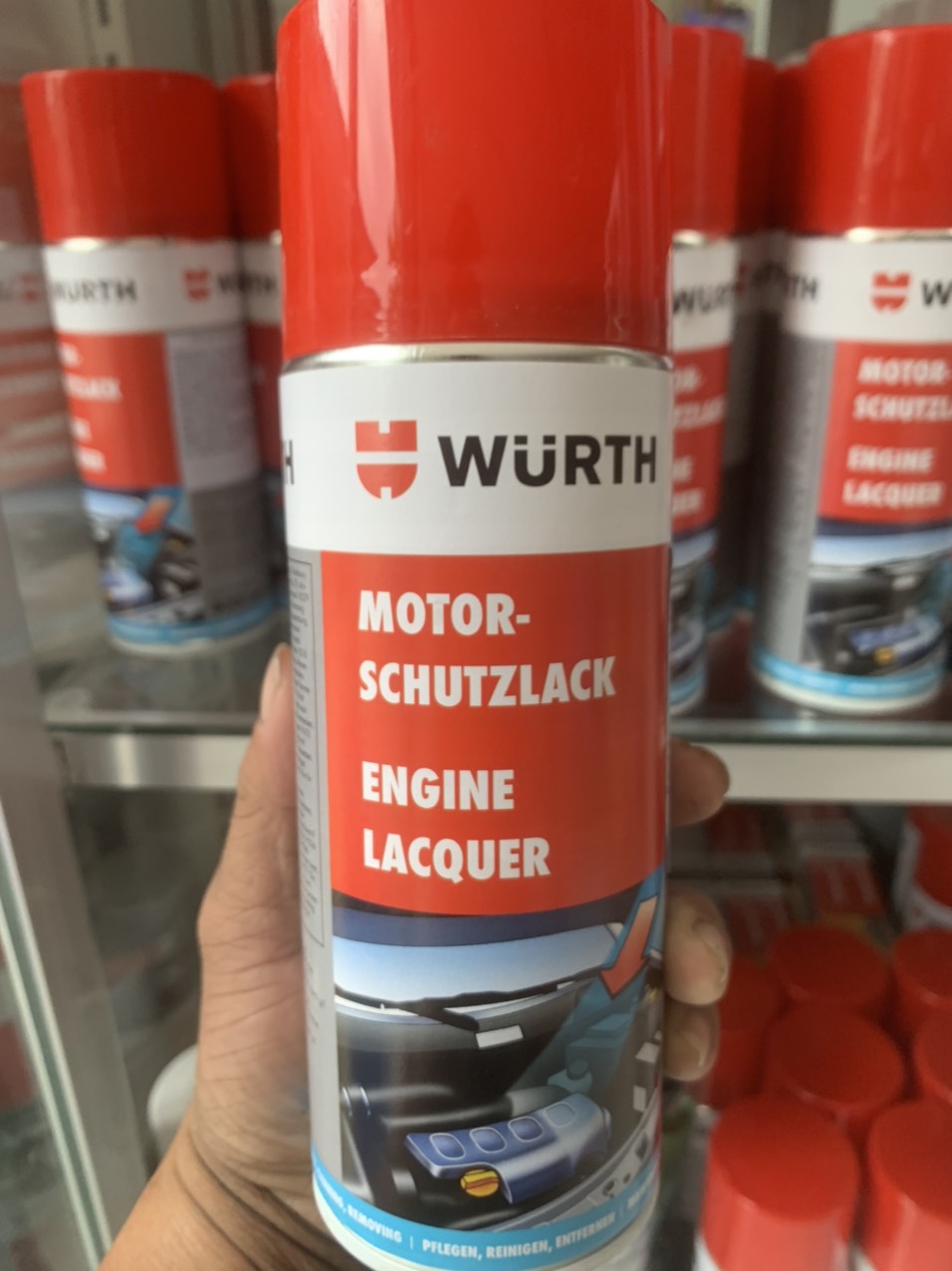 [HCM]Nano bảo vệ khoang máy 400ml WURTH