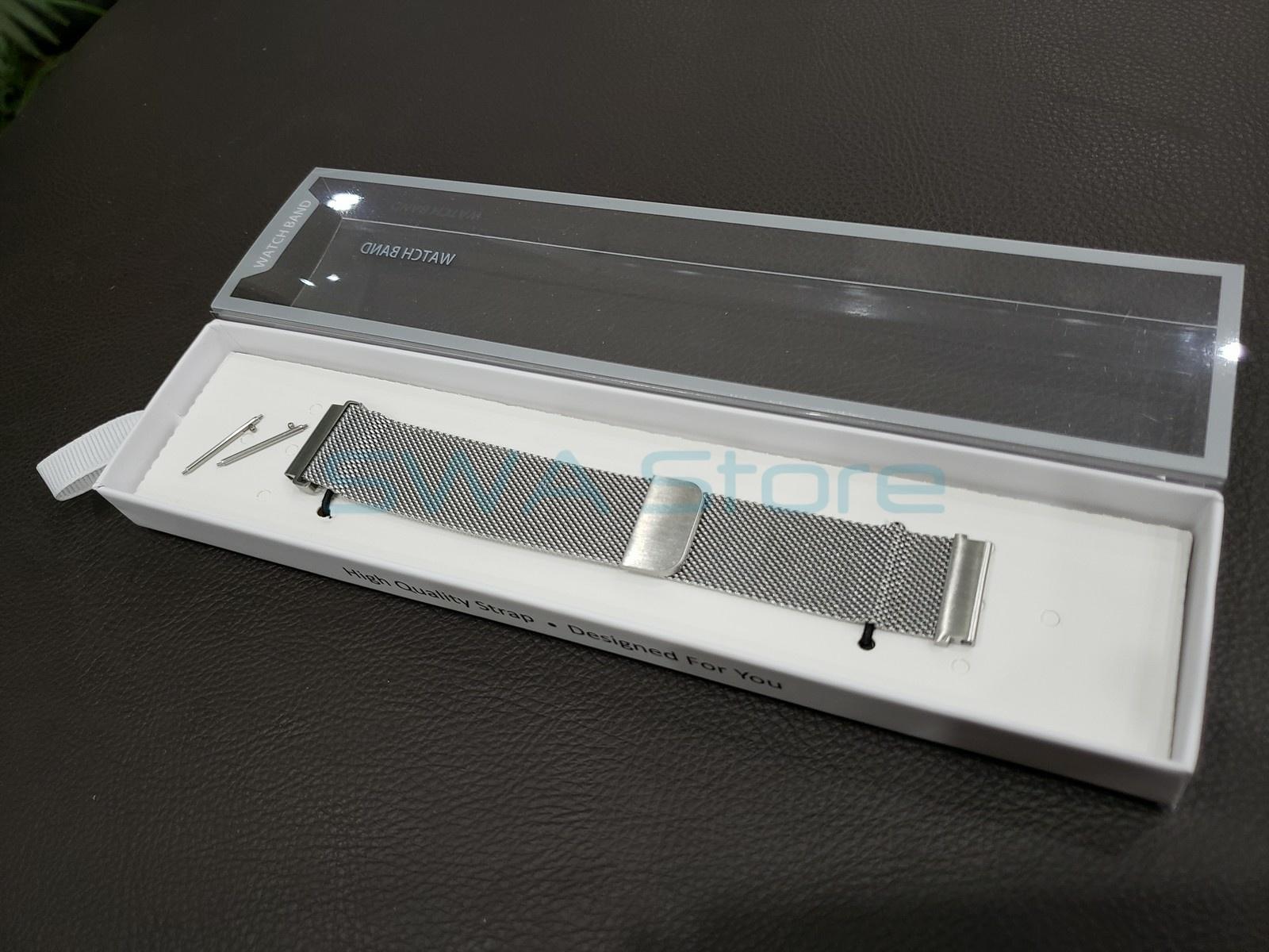 [Nam châm siêu bền] Dây đồng hồ Dây kim loại Milanese cho đồng hồ kèm chốt thông minh 18mm 20mm 22mm (Gear s2 S3 Galaxy Watch Ticwatch Huawei watch ZTE garmin) SWASTORE