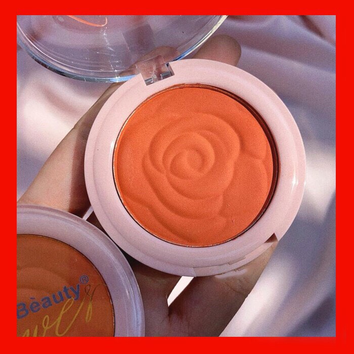 Phấn Má Hồng Tông Cam Đào Kiss Beauty flower