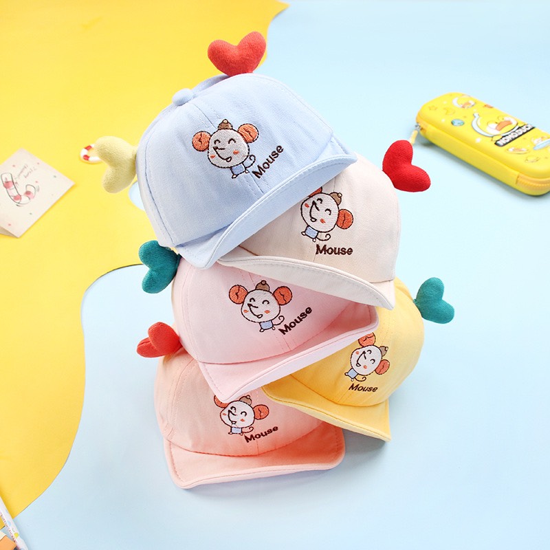 Mũ lưỡi trai CHÚ CHUỘT MOUSE cho bé 5 - 20 tháng tuổi