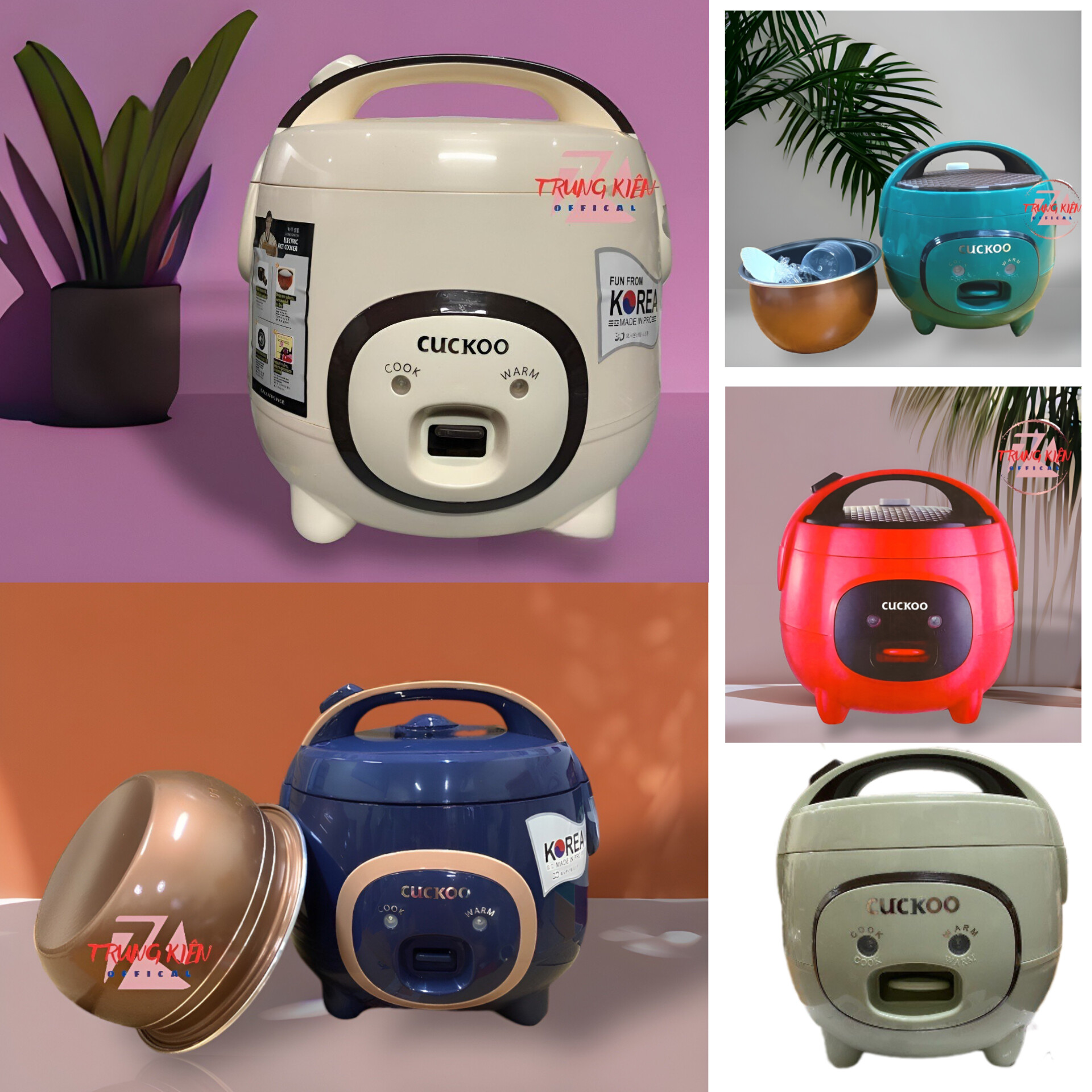 Nồi cơm điện cuckoo 1.0 lít, 1.2 lít & 1.8 lít lòng niêu siêu dầy, nấu cơm cực ngon. bảo hành 12 tháng