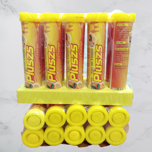 Sủi vitamin C vị cam giúp bổ sung năng lượng, tăng sức đề kháng, tăng sức bền thành mạch, giảm chảy máu chân răng do thiếu vitamin C