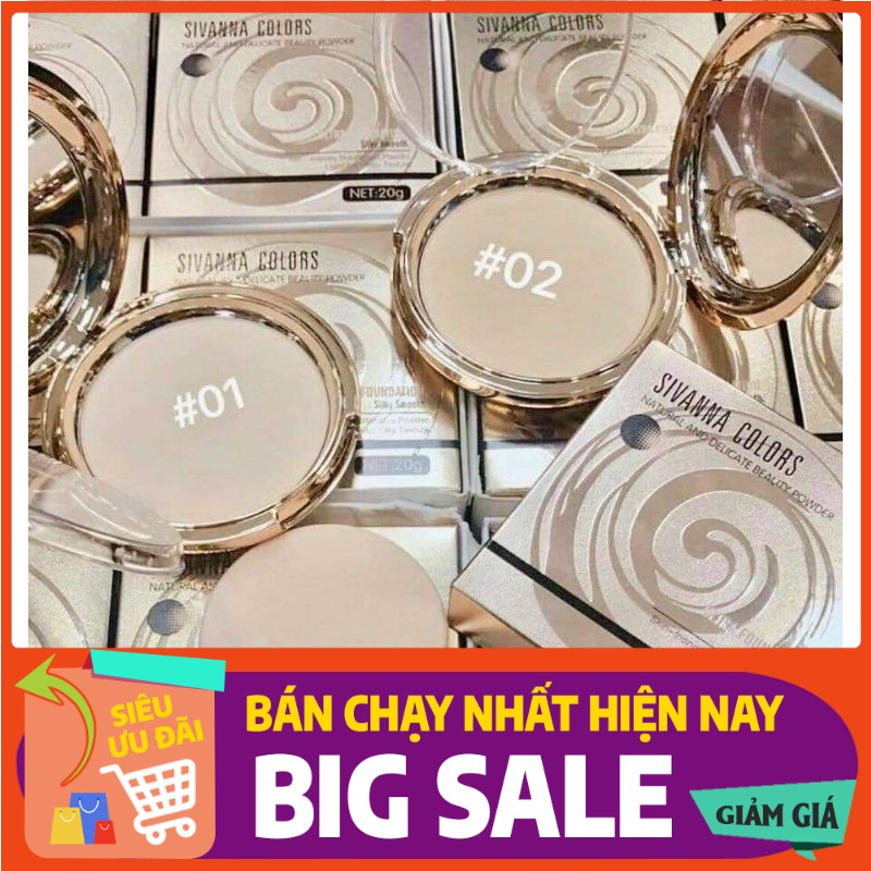 Phấn phủ sivanna colors 20g sách tay Thái Lan phấn siêu mịn phấn kiềm dầu SIVANNA Shop Quỳnh Huy