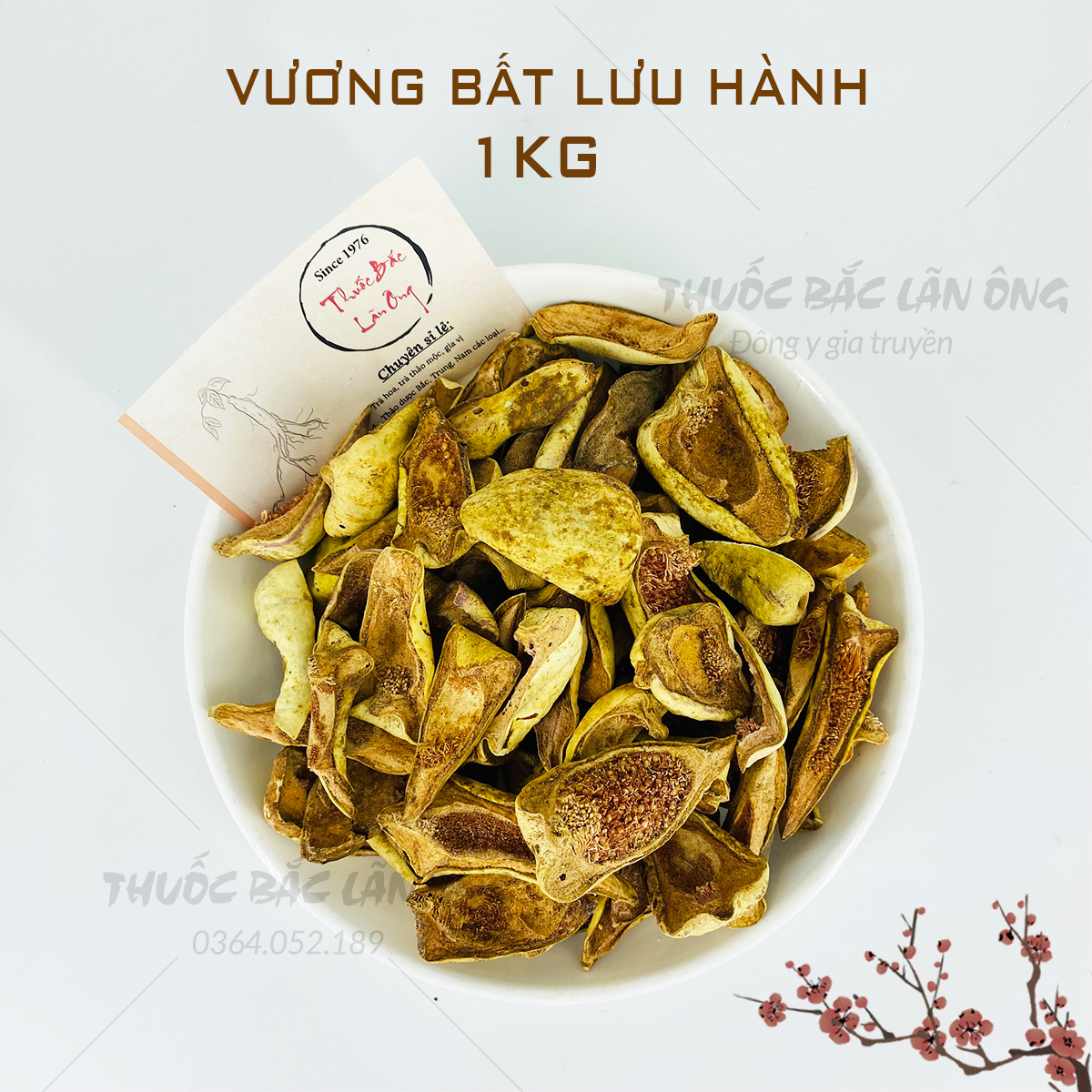 Vương bất lưu hành 1Kg, quả trâu cổ khô sạch - Lãn Ông