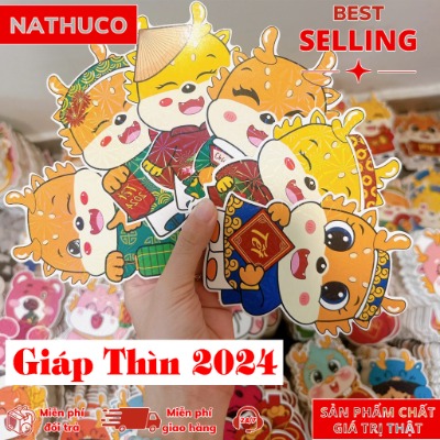 100 Bao lì xì chibi chipi lì xì hoạt hình tết Quý Mão 2023 mới cao cấp đẹp độc lạ, lixi chibi