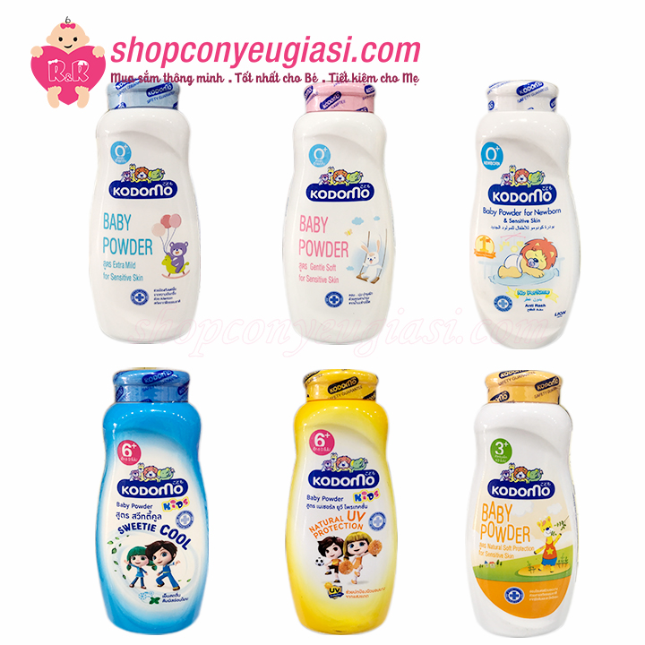 [HCM]Phấn Rôm Trẻ Em Kodomo 180g Cho Bé Từ Sơ Sinh - Thái Lan