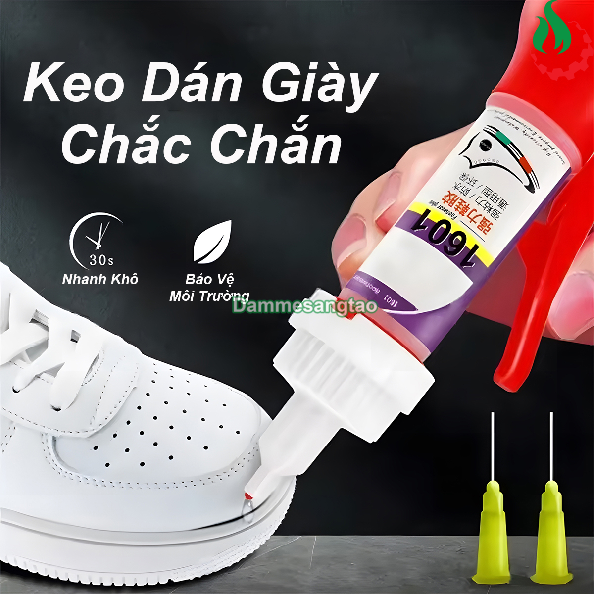 Kéo dán giày trong suốt siêu dính chống thấm nước 30ML 1601
