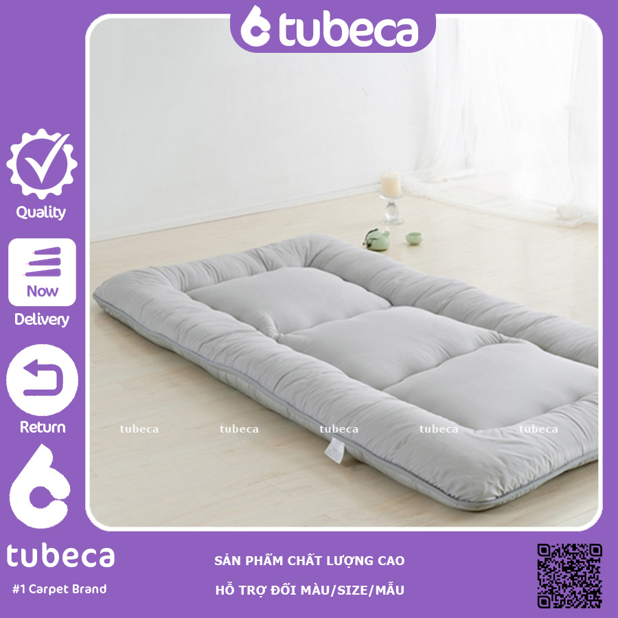 Nệm gấp 3 giá rẻ 1m 1m2 1m4 1m6 1m8 Dài 2m | Nệm topper xuất Nhật trải sàn ngủ dưới đất, nệm sinh viên trải giường tầng ký túc xá  | FUKOJI HOME