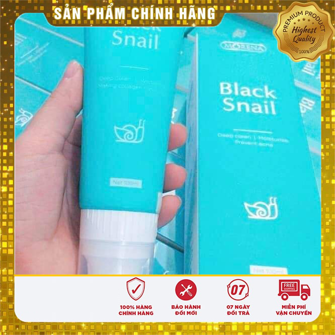 Sữa rửa mặt Black Snail Huyền Phi tinh chất ốc sên đen Hàn Quốc
