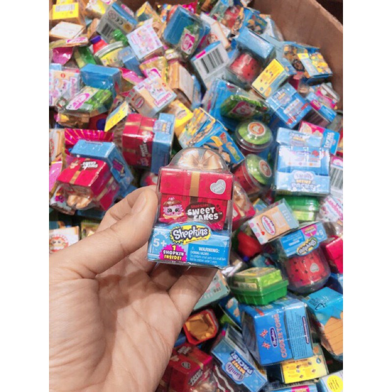 Set 5 mẫu sản phẩ shopkins Little Mini