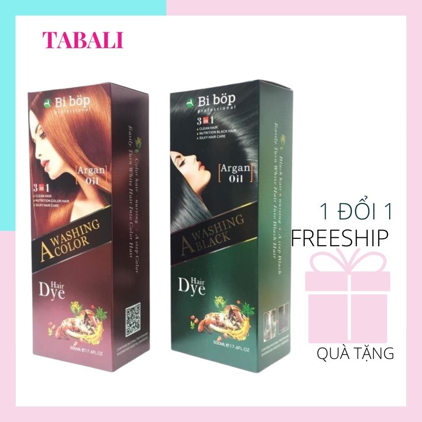 GỘI ĐEN GỘI NÂU PHỦ BẠC BIBOP MẪU MỚI,DẦU GỘI ĐEN TÓC ,PHỦ BAC ,DÀNH CHO MỌI ĐỐI TƯƠNG -TABALI