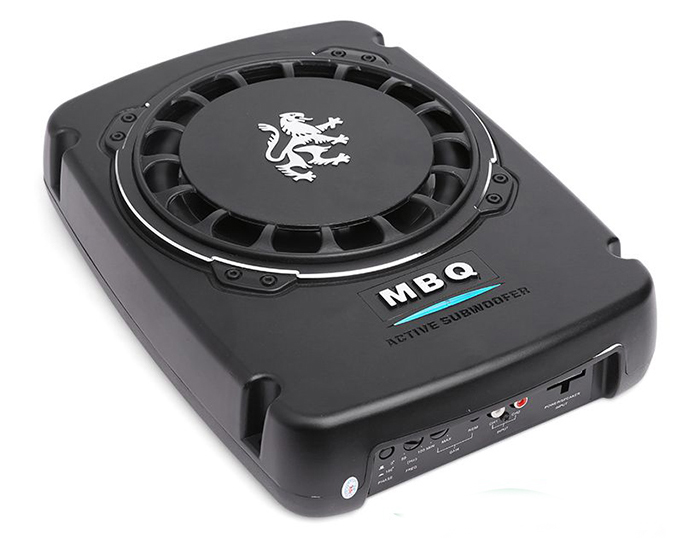 Loa Sub Ô tô, Loa Sub MBQ MB - 10RL, Bass 10 360W(120Wx3)+ Tặng Kèm Combo Dây AV+ Lineout
