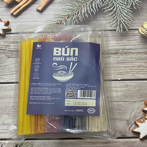 Bún ngũ sắc Việt Thái 500g