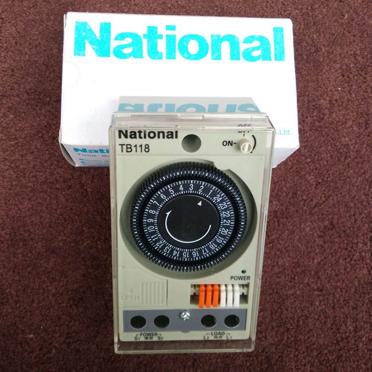 Rơle thời gian 24h national tb118