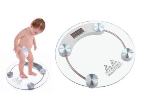Cân Điện Tử Sức Khỏe Mặt Kính Cường Lực (Trong Suốt)