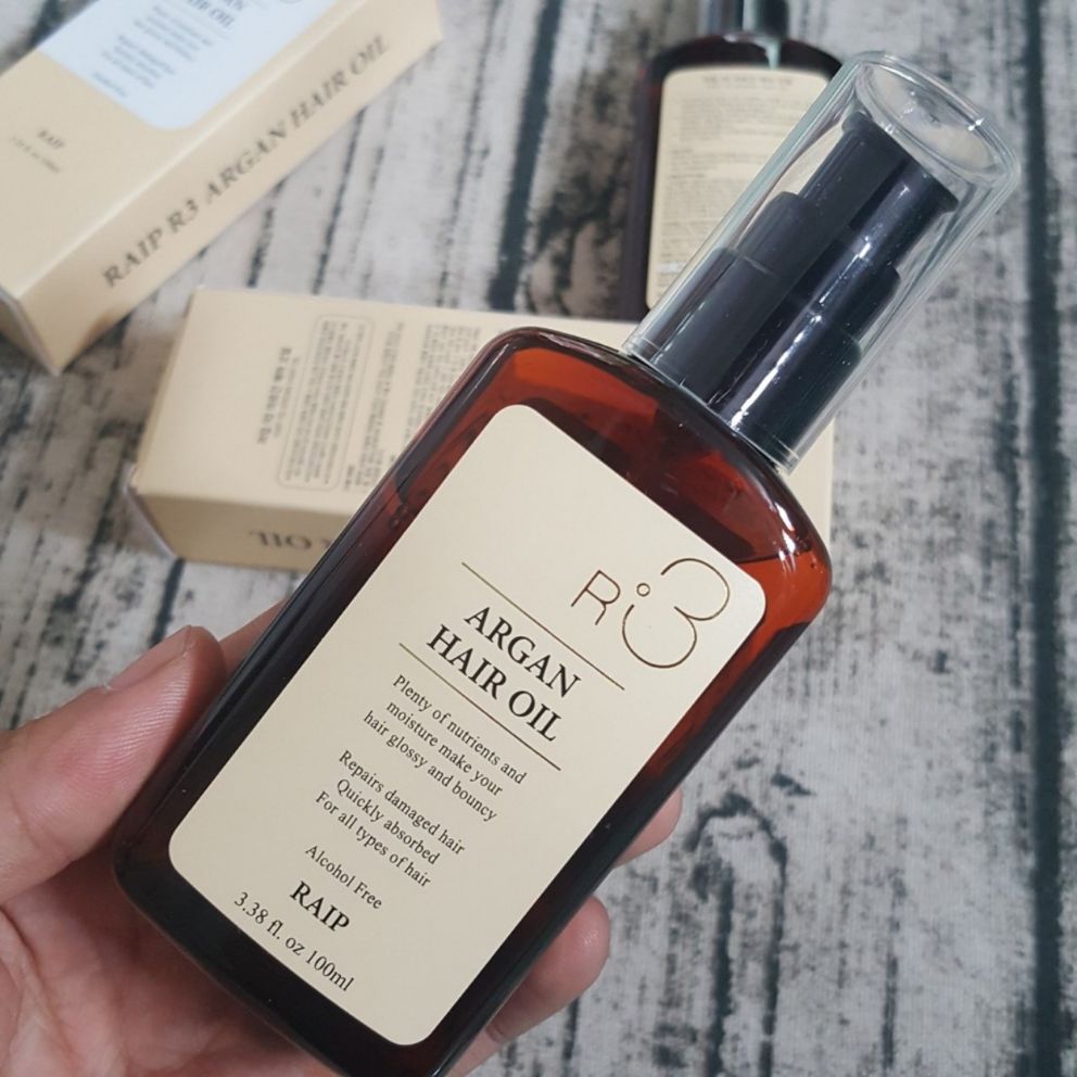 Tinh dầu dưỡng tóc R3 The Argan Oil Raip
