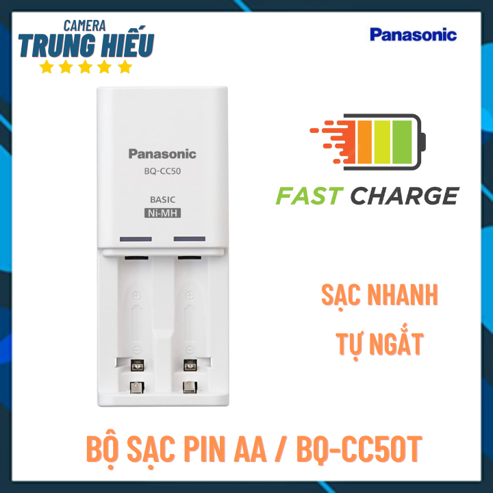 Bộ sạc pin aa / aaa eneloop bq-cc50t
