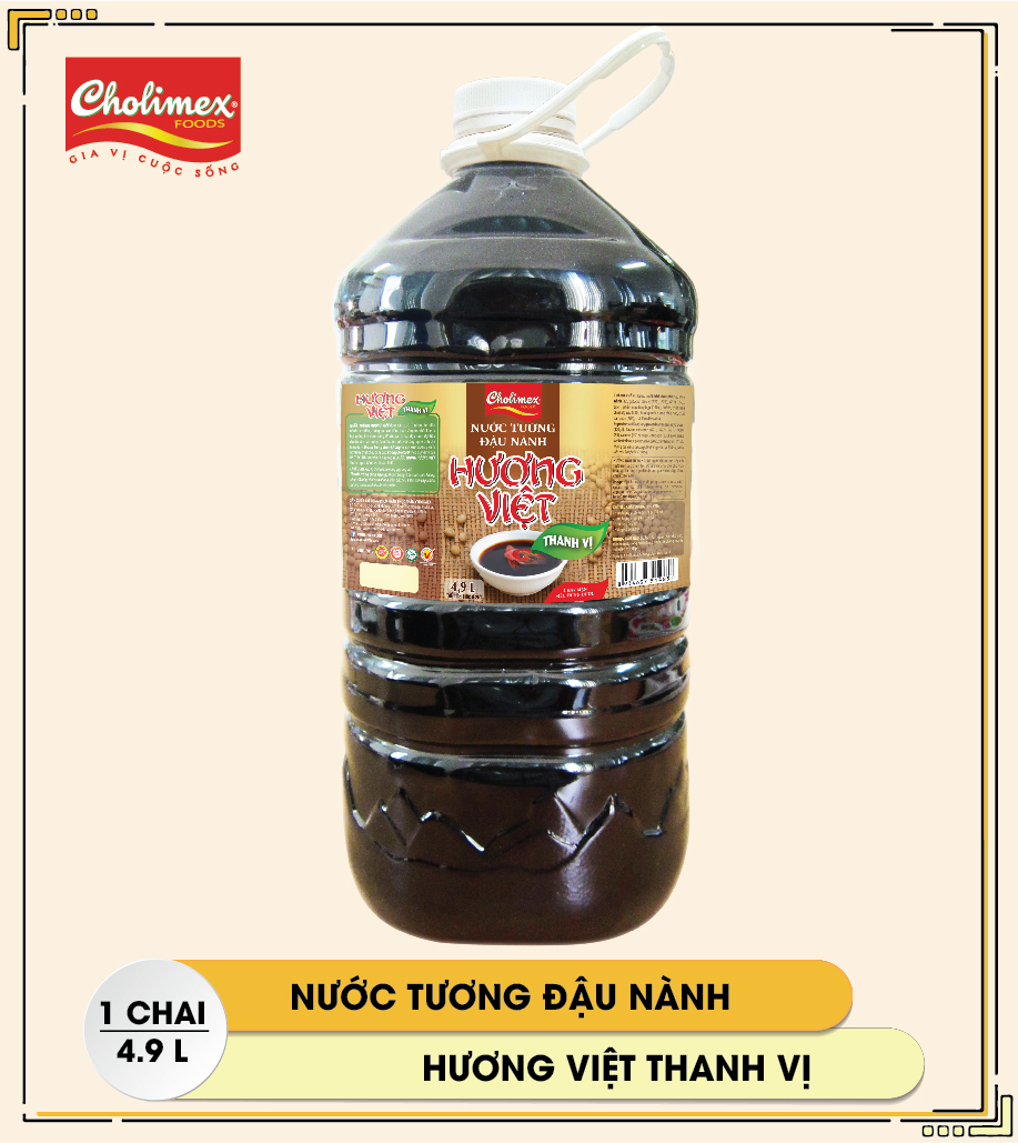 Nước tương Hương Việt Thanh Vị 4,9l