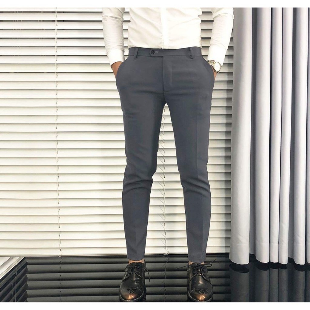 ( VẢI XỊN  ) Quần âu Nam/Quần tây nam hàng VNXK  Ống Dáng Ôm Vải Co Giãn Nhẹ Không BỊ Xù Lông. QA01