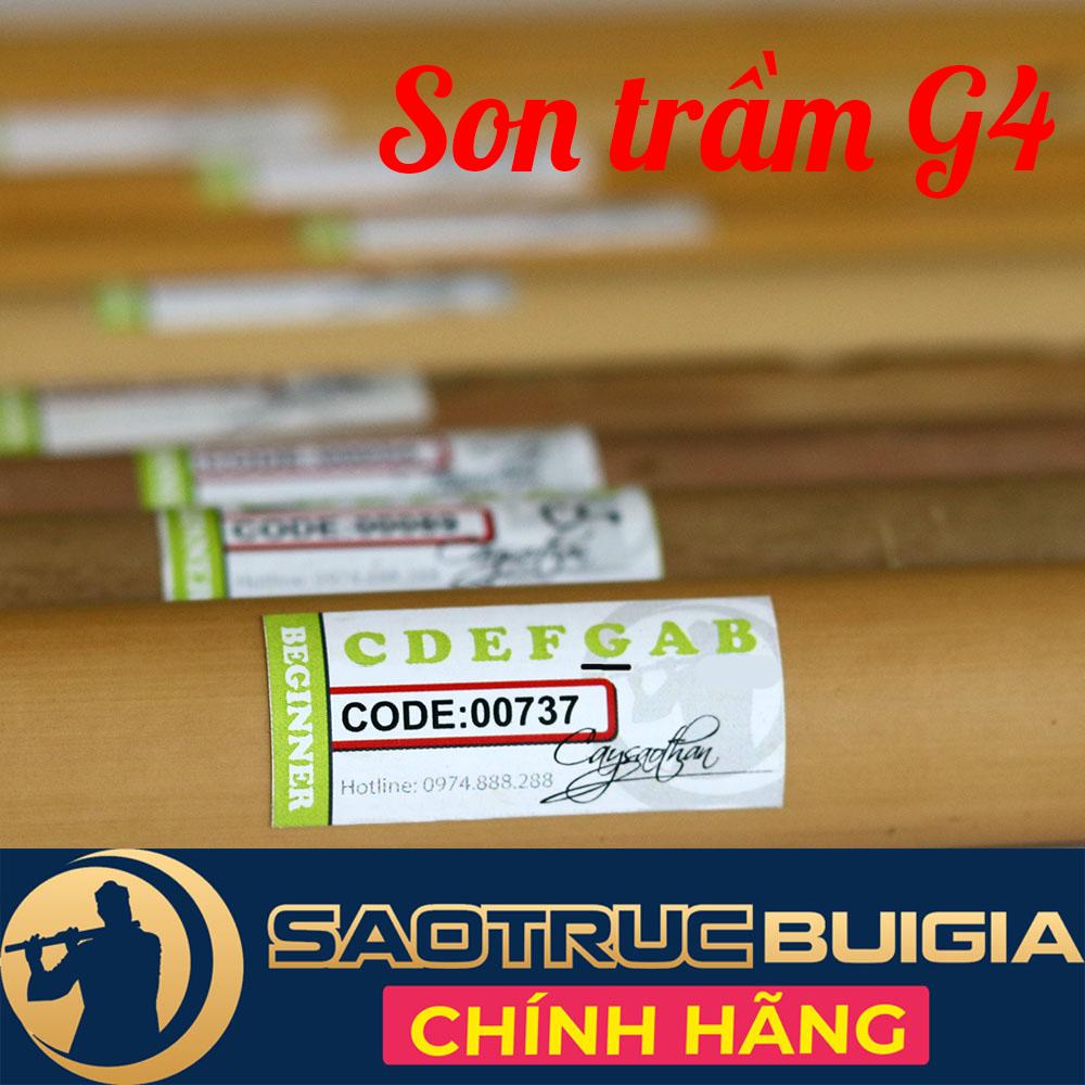 Sáo trúc Son trầm (G4) - Sáo trúc Bùi Gia Beginner - Cho người mới tập chơi - Tặng tài liệu học cơ bản