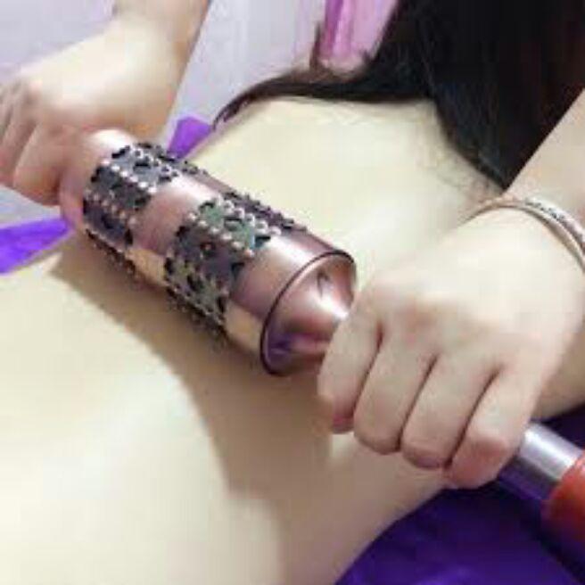Gậy đồng lăn ngải cứu mát xa giảm đau mỏi