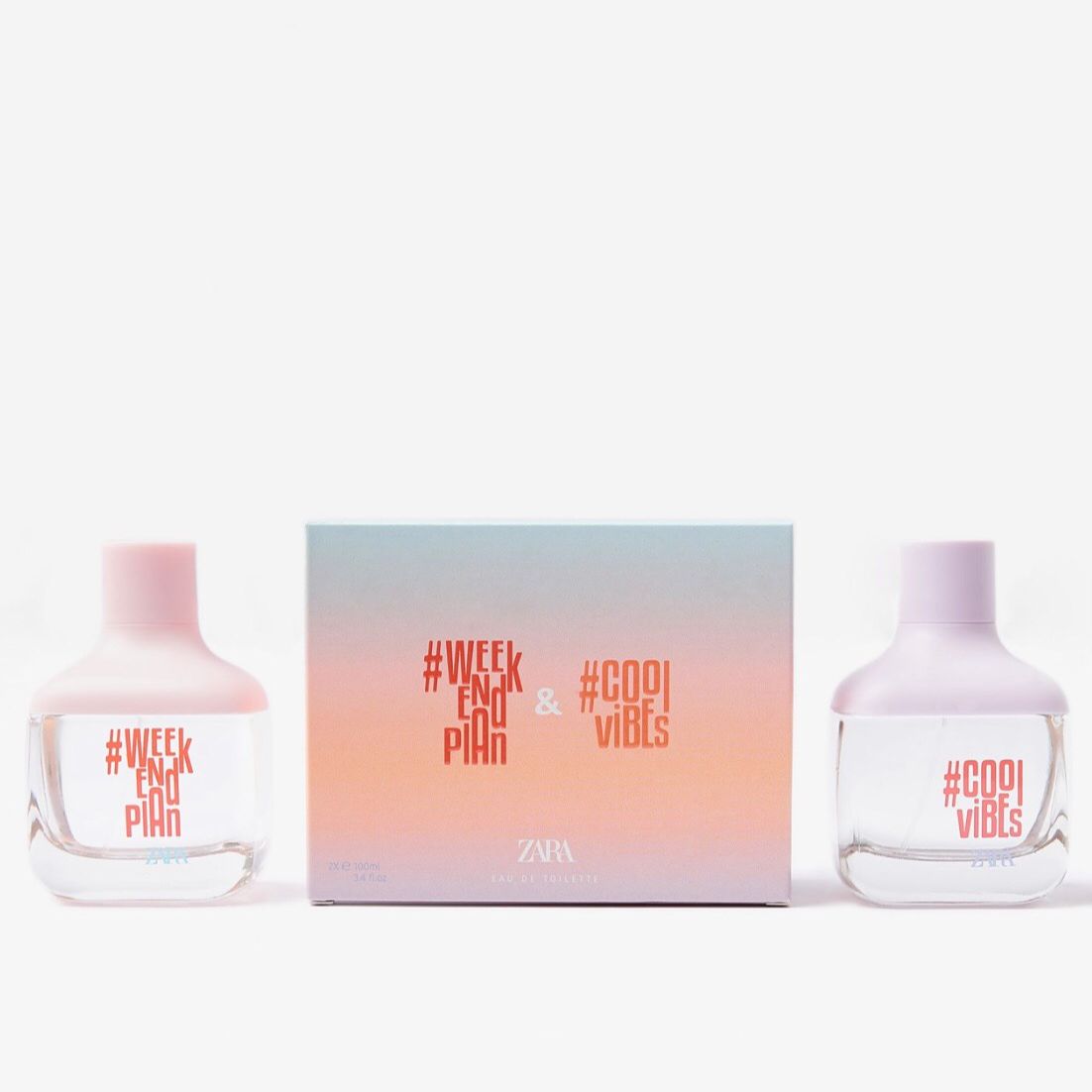Set nước hoa cho bé gái zara weekend plan + cool vibes edt 100 ml