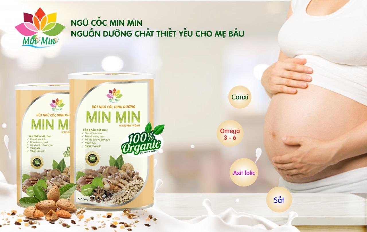 1kg bột ngũ cốc mẹ bầu-ngũ cốc lợi sữa min min