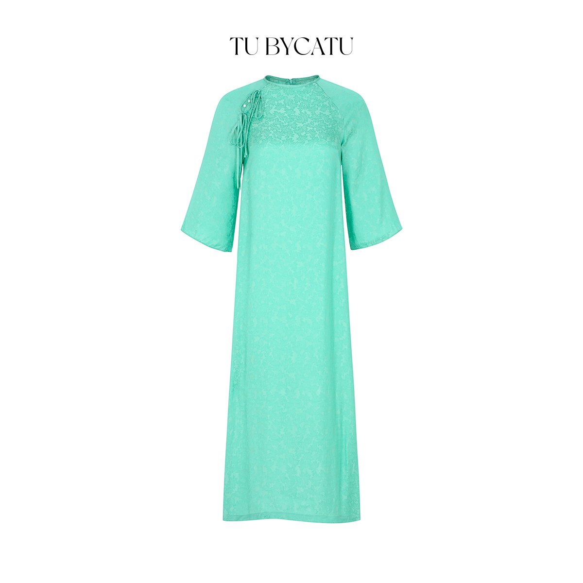 Tubycatu | áo dài gấm lục lam