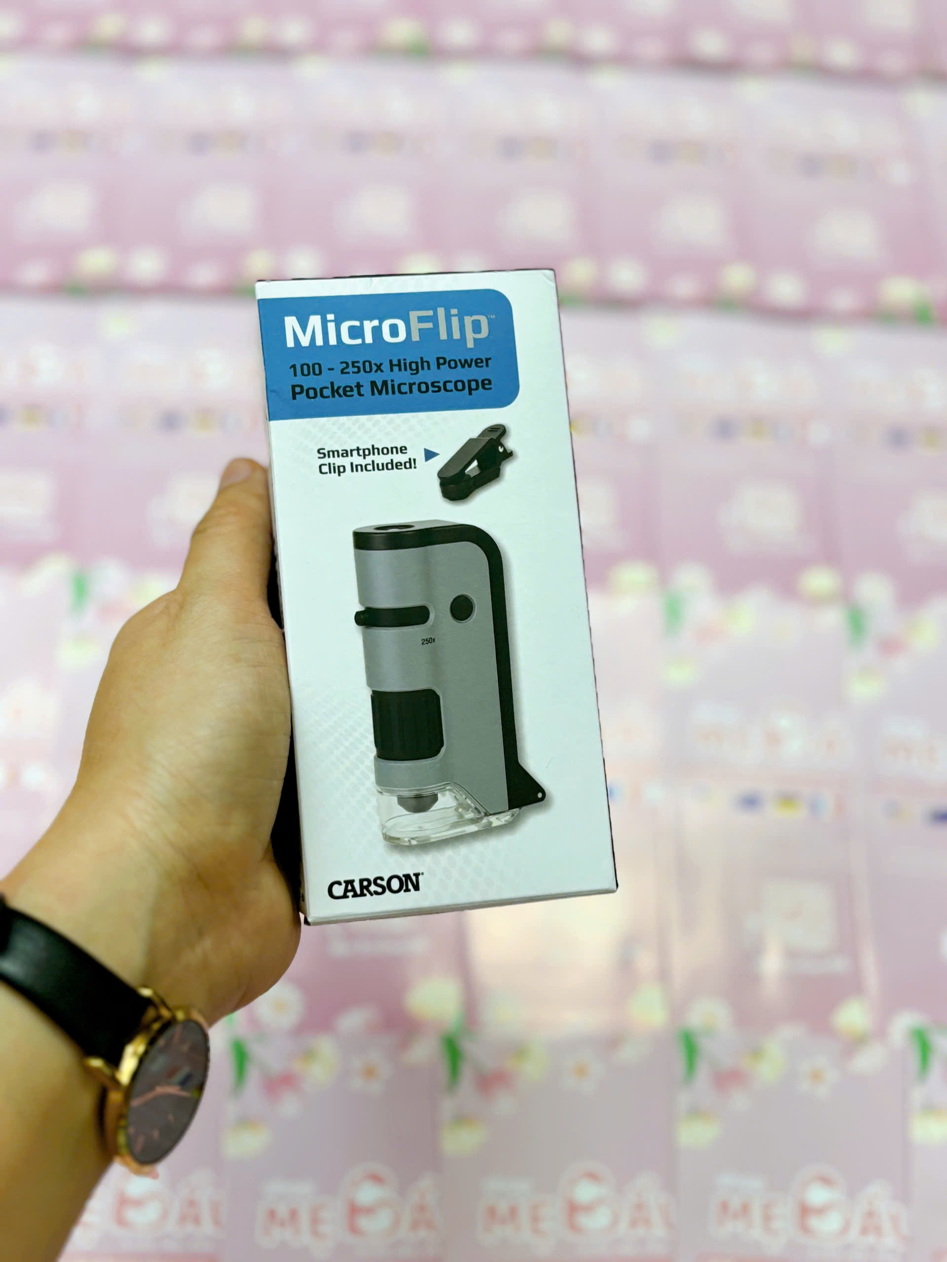 Kính hiển vi cầm tay Carson Microflip 100 - 250x