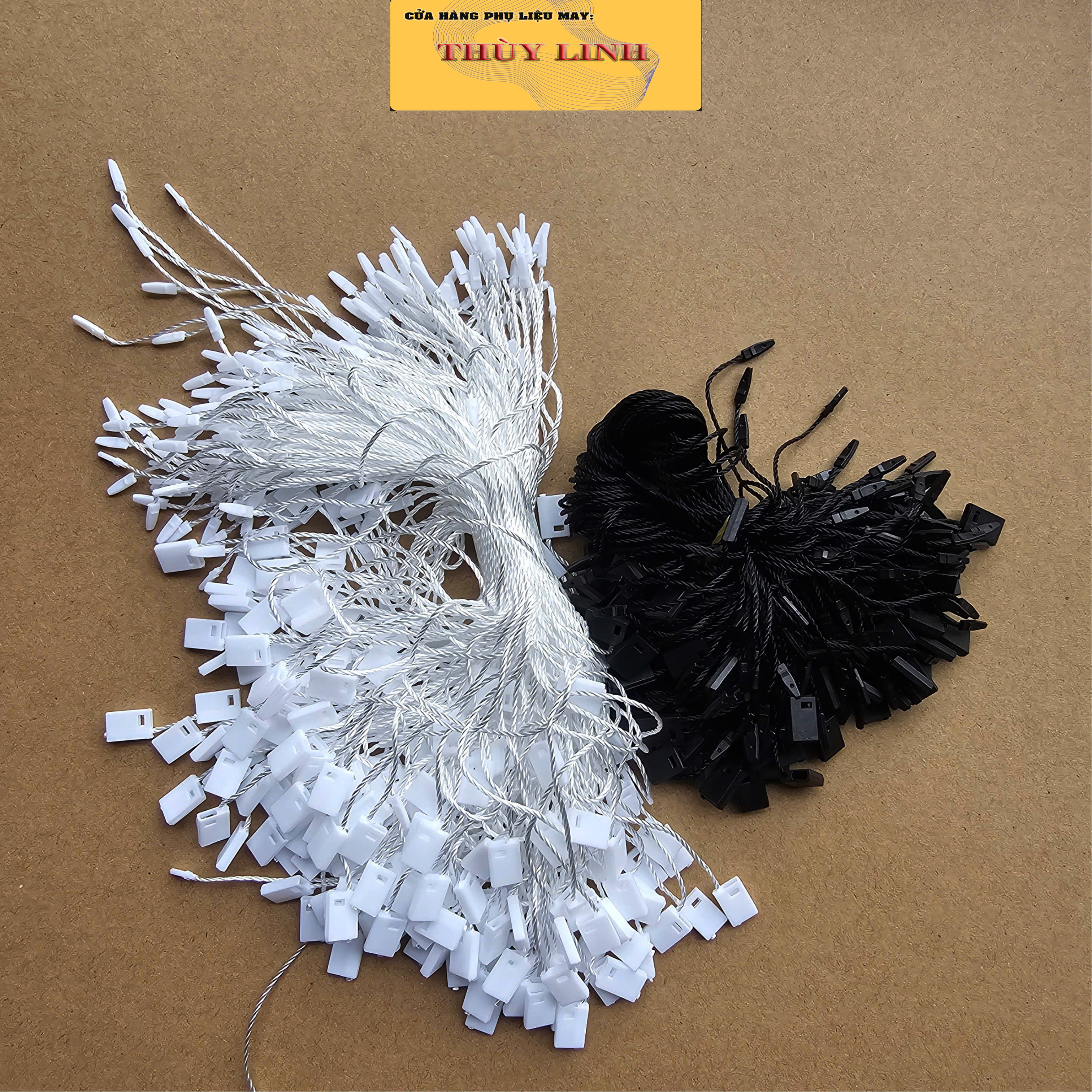 Dây treo thẻ bài - Dây dù gắn mác tag quần áo 1000 sợi