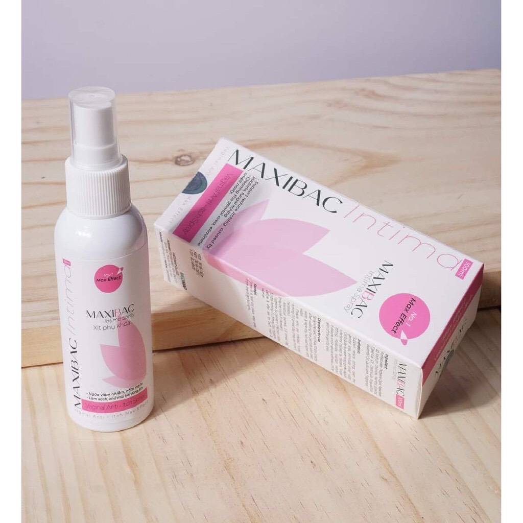 Xịt phụ khoa Maxibac Intima chai 100ml