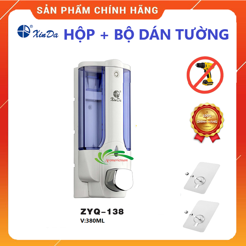 Chính Hãng Xinda, Hộp Đựng Nước Rửa Tay ,Bình Đựng Xà Phòng Tắm ,Hộp Đựng Nước Rửa Chén Treo Tường Khách sạn