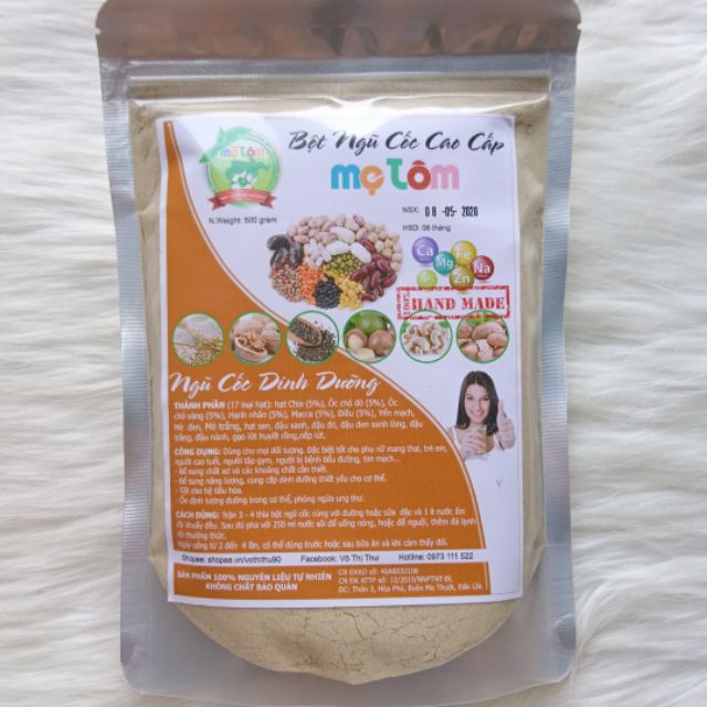1kg Bột ngũ cốc dinh dưỡng mẹ tôm 17 loại hạt handmade, cam kết hàng đúng mô tả, chất lượng đảm bảo, an toàn đến sức khỏe người sử dụng, đa dạng mẫu mã, màu sắc, kích cỡ