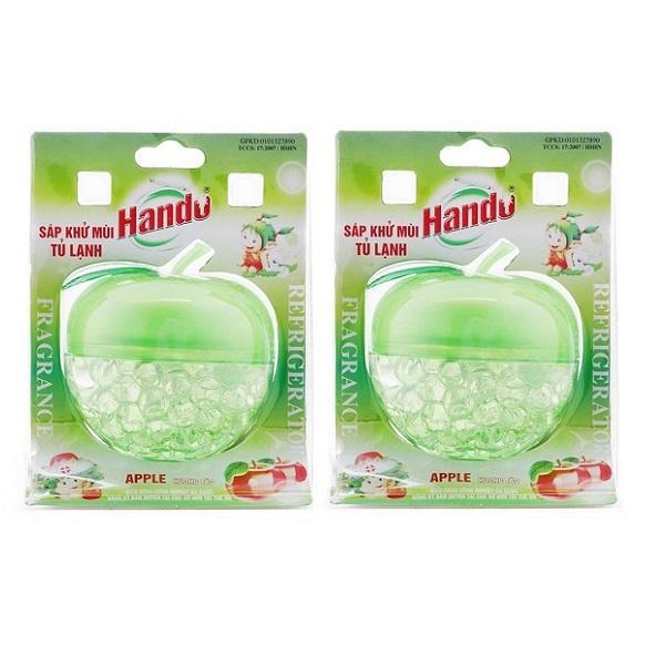 Bộ 2 Sáp thơm khử mùi tủ lạnh Hando 160g
