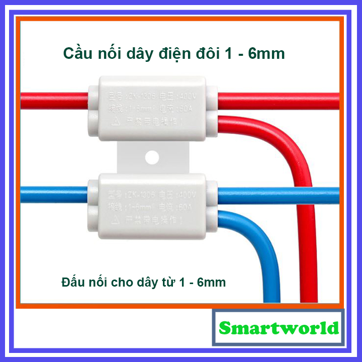Cầu nối dây điện ĐƠN ĐÔI cho dây từ 1 - 6mm ZK1306-2