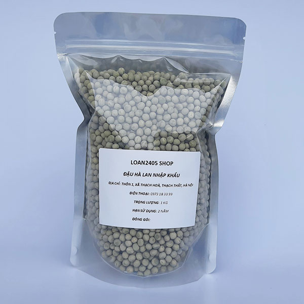 Đậu Hà Lan nhập khẩu túi 1 kg