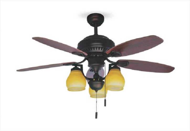 Quạt trần trang trí Sinwa ORB028 kết hợp đèn