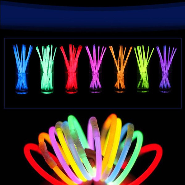 [HCM]Hộp 50 que phát sáng - Vòng tay phát sáng dạ quang nhiều màu