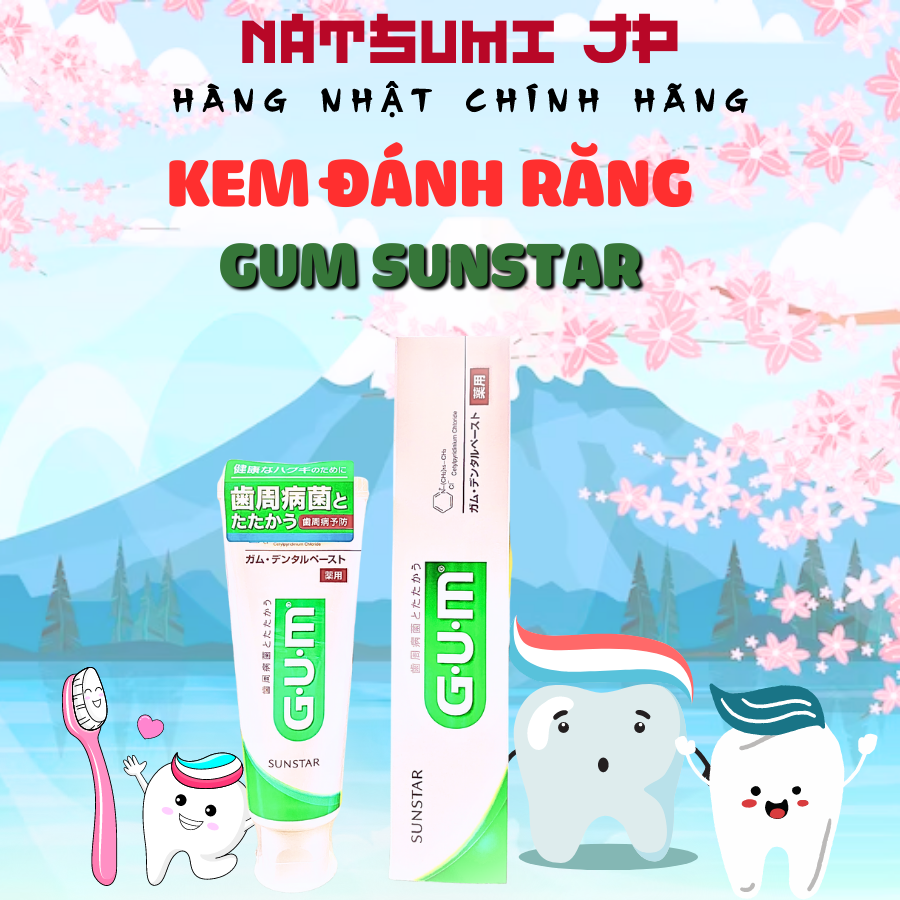 Japanese gum Sunstar toothpaste 120g 155g