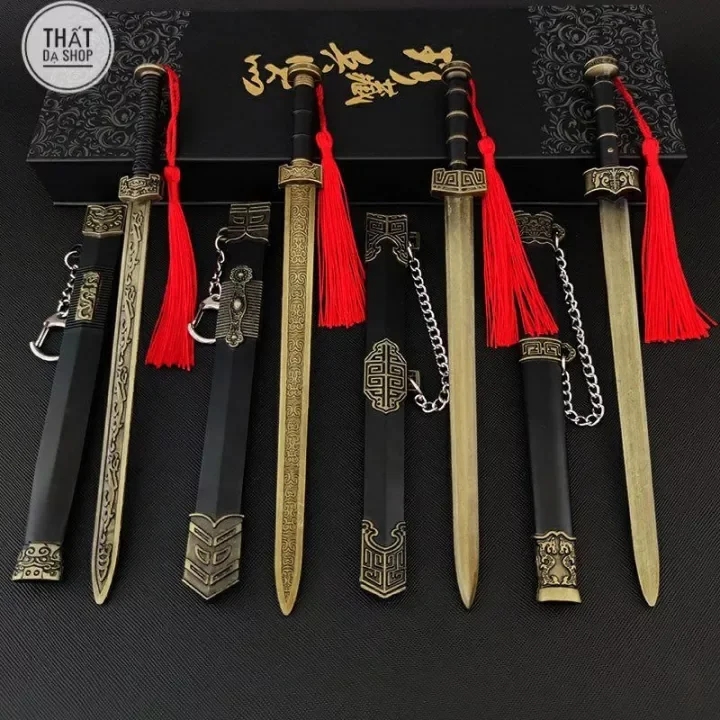 Mô hình cổ kiếm trung hoa tần thủy hoàng hán kiếm như ý kiếm việt vương kiếm 22cm.