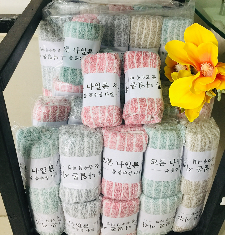 Khăn mặt bông cotton mềm mịn size 30x50cm