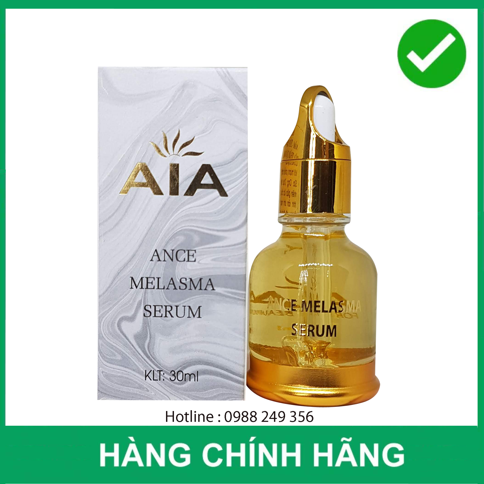 Serum nám tàn nhang ngừa thâm quầng mắt aia 30ml - mỹ phẩm aia