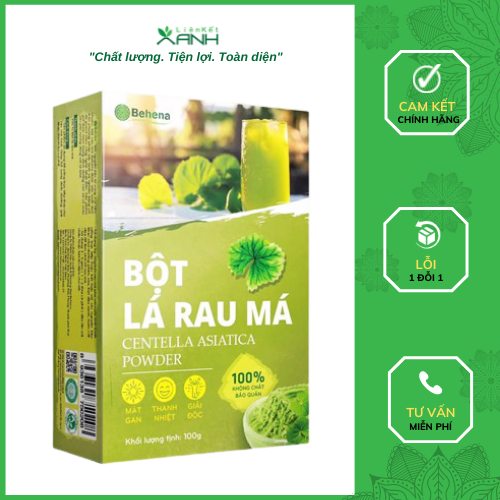 Bột lá rau má behena - liên kết xanh