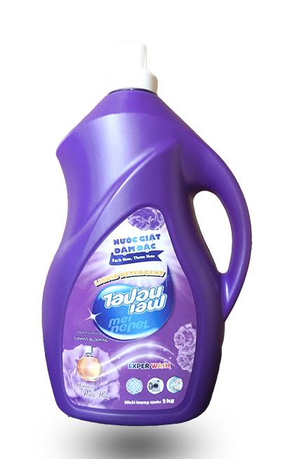 Nước giặt xả hương nước hoa hồng tím 2000ml