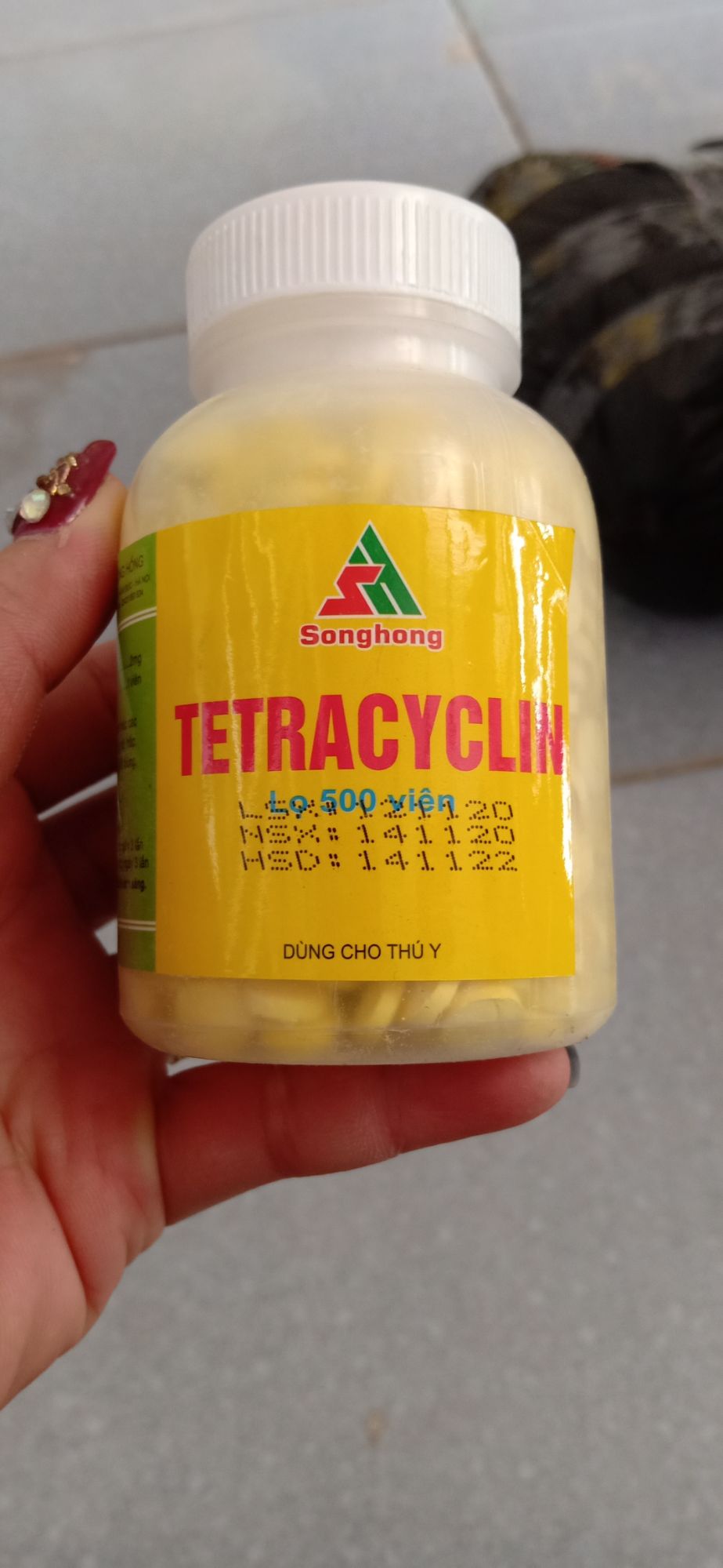 500 viên Tetracyclin viêm phổi tiêu chảy